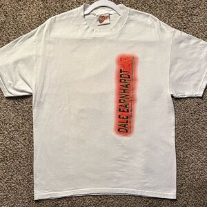 White vintage Dale Earnhardt Jr. Graphic T-Shirt